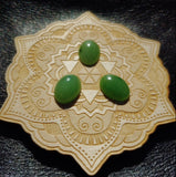 Light Apple Green Nephrite Jade Oval Cabochon 18x13mm AA+ Grade