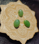 Light Apple Green Nephrite Jade Oval Cabochon 18x13mm AA+ Grade