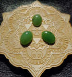 Light Apple Green Nephrite Jade Oval Cabochon 18x13mm AA+ Grade