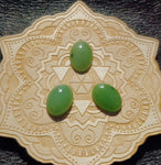 Light Apple Green Nephrite Jade Oval Cabochon 18x13mm AA+ Grade
