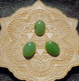 Light Apple Green Nephrite Jade Oval Cabochon 18x13mm AA+ Grade