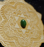 Chatoyant Green Nephrite Jade Cabochon 12x10mm Oval AAA Grade