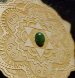 Chatoyant Green Nephrite Jade Cabochon 12x10mm Oval AAA Grade