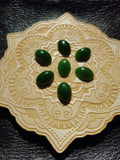 Forest Green Nephrite Jade Cabochon 13x9mm Oval AAA Grade