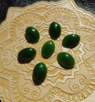 Forest Green Nephrite Jade Cabochon 13x9mm Oval AAA Grade