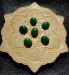 Medium Green Nephrite Jade Cabochon 12x10mm Oval AAA Grade
