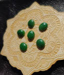 Medium Green Nephrite Jade Cabochon 12x10mm Oval AAA Grade