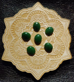 Medium Green Nephrite Jade Cabochon 12x10mm Oval AAA Grade
