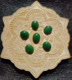 Medium Green Nephrite Jade Cabochon 12x10mm Oval AAA Grade