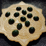 Green Nephrite Jade Cabochon 12x10mm Oval A Grade