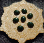 Green Nephrite Jade Cabochon 14x12mm Oval A Grade