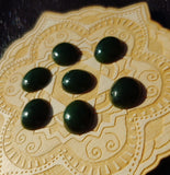 Green Nephrite Jade Cabochon 14x12mm Oval A Grade