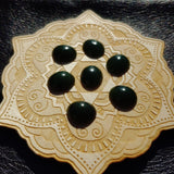 Green Nephrite Jade Cabochon 14x12mm Oval A Grade