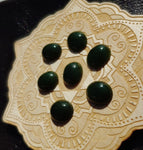 Green Nephrite Jade Cabochon 14x12mm Oval A Grade
