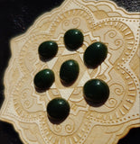 Green Nephrite Jade Cabochon 14x12mm Oval A Grade