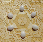 Lavender Purple Jadeite Jade Cabochon 8x6mm