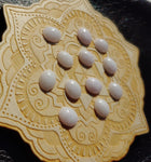 Lavender Purple Jadeite Jade Cabochon 10x8mm