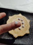 Lavender Purple Jadeite Jade Cabochon 10x8mm