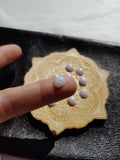 Lavender Purple Jadeite Jade Cabochon 10x8mm