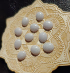 Lavender Purple Jadeite Jade Cabochon 12x10mm