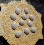Lavender Purple Jadeite Jade Cabochon 12x10mm