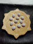 Lavender Purple Jadeite Jade Cabochon 12x10mm
