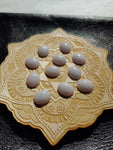 Lavender Purple Jadeite Jade Cabochon 12x10mm