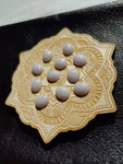 Lavender Purple Jadeite Jade Cabochon 12x10mm