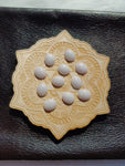 Lavender Purple Jadeite Jade Cabochon 12x10mm