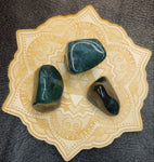 Green Moss Agate Tumbled Polished Stone