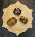 Gold Tiger Eye Tumbled Polished Stone
