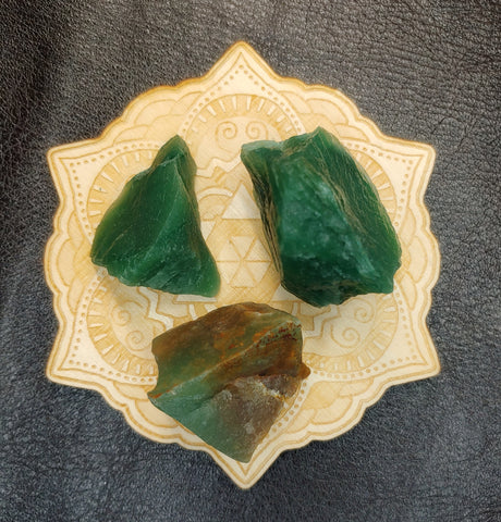 Imperial Z Green Aventurine Raw Stone