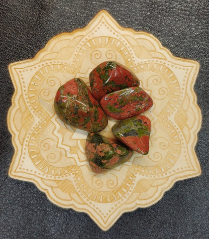 Unakite Tumbled Polished Stone