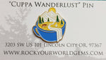 Cuppa Wanderlust Enamel Pin