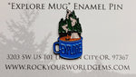 Explore Mug Enamel Pin