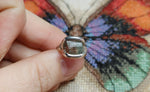 Raw Watermelon Tourmaline Crystal Ring in Sterling Silver Ring Sz 6