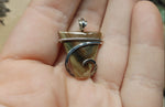 Colorful Royal Imperial Jasper Pendant in Sterling Silver