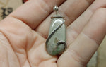 Flower Imperial Jasper Pendant in Sterling Silver