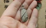 Flower Imperial Jasper Pendant in Sterling Silver