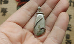 Flower Imperial Jasper Pendant in Sterling Silver