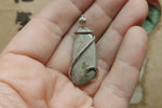 Flower Imperial Jasper Pendant in Sterling Silver