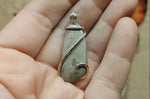 Flower Imperial Jasper Pendant in Sterling Silver