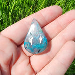Custom 54ct Gem Silica with Native Copper Pendant in Rose Gold Fill
