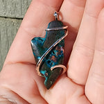 51ct Native Copper Pendant in Sterling Silver