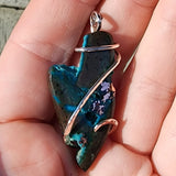 51ct Native Copper Pendant in Sterling Silver