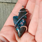 51ct Native Copper Pendant in Sterling Silver