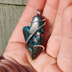 51ct Native Copper Pendant in Sterling Silver