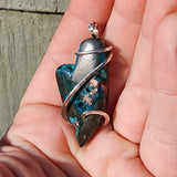 51ct Native Copper Pendant in Sterling Silver