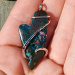 51ct Native Copper Pendant in Sterling Silver