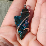 51ct Native Copper Pendant in Sterling Silver